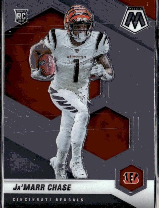Ja'Marr Chase 2021 Mosaic Football card