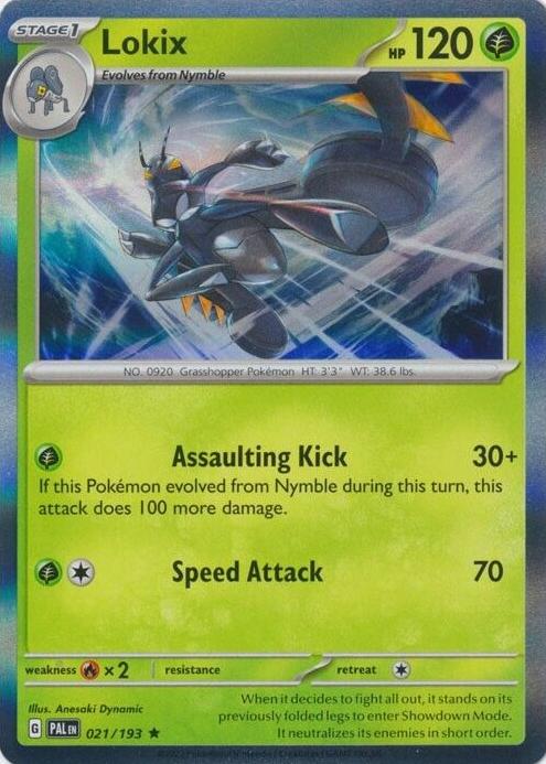 Lokix 2023 Pokemon Scarlet & Violet Paldea Evolved