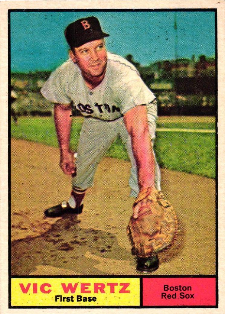 1961 Topps Vic Wertz #340 card