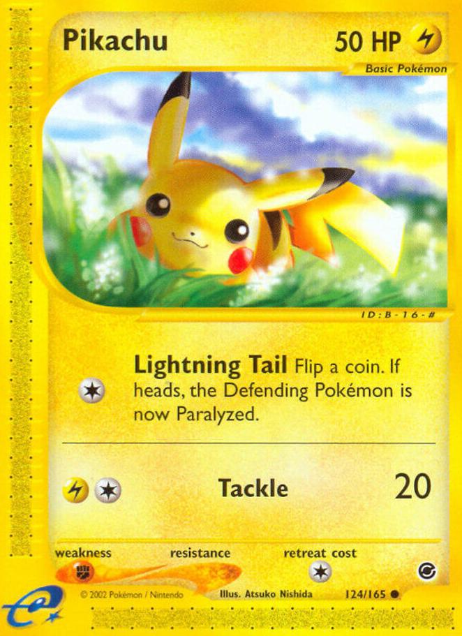 Pikachu 2002 Pokemon Expedition Base Set