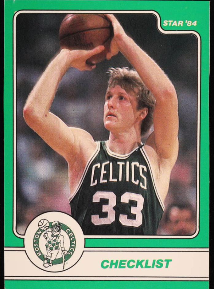 1984 Larry Bird [Checklist] #1