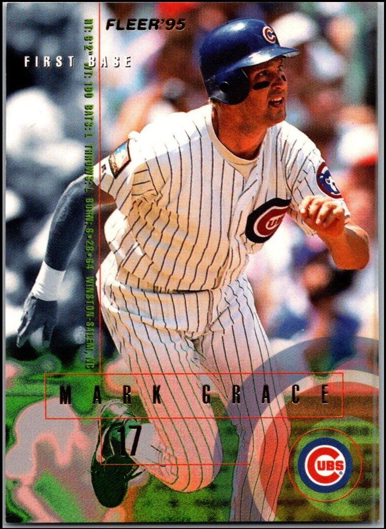 1995 Fleer Mark Grace #415 card