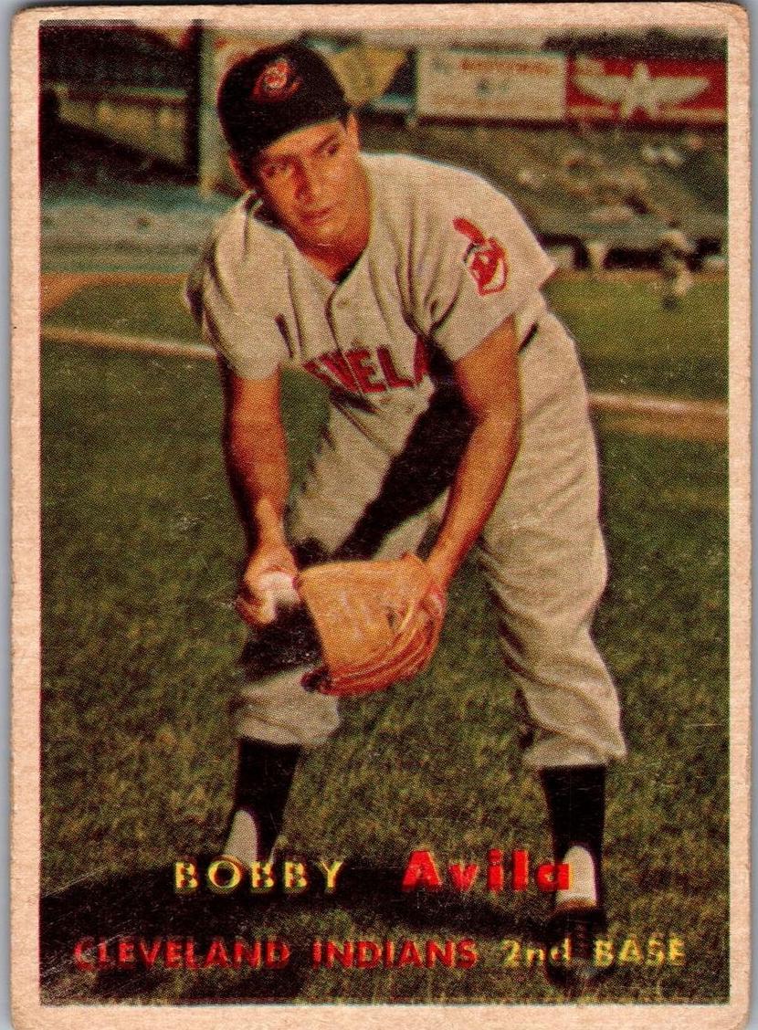 1957 Bobby Avila #195