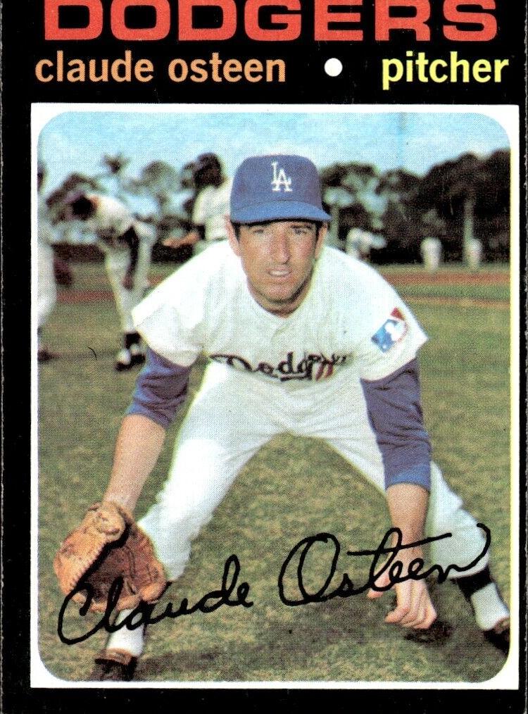 1971 Topps Claude Osteen #10 card