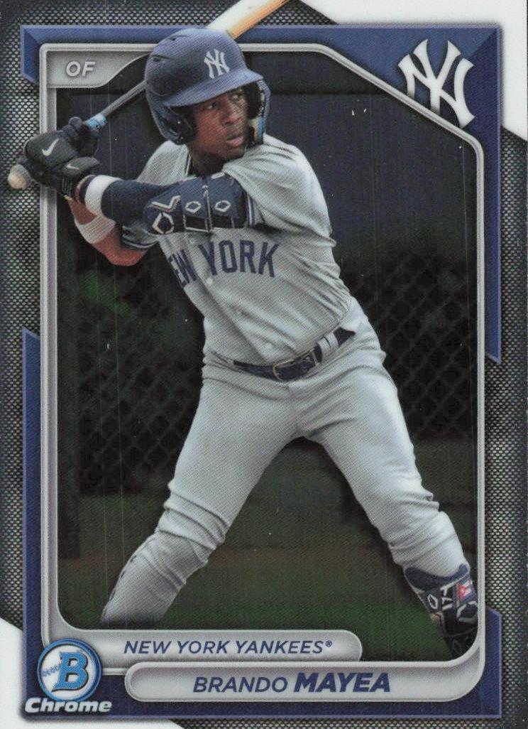 Brando Mayea 2024 Bowman Chrome Prospects card