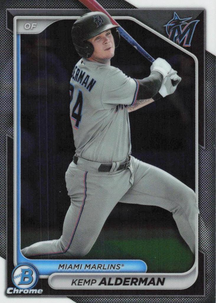 Kemp Alderman 2024 Bowman Chrome Prospects card