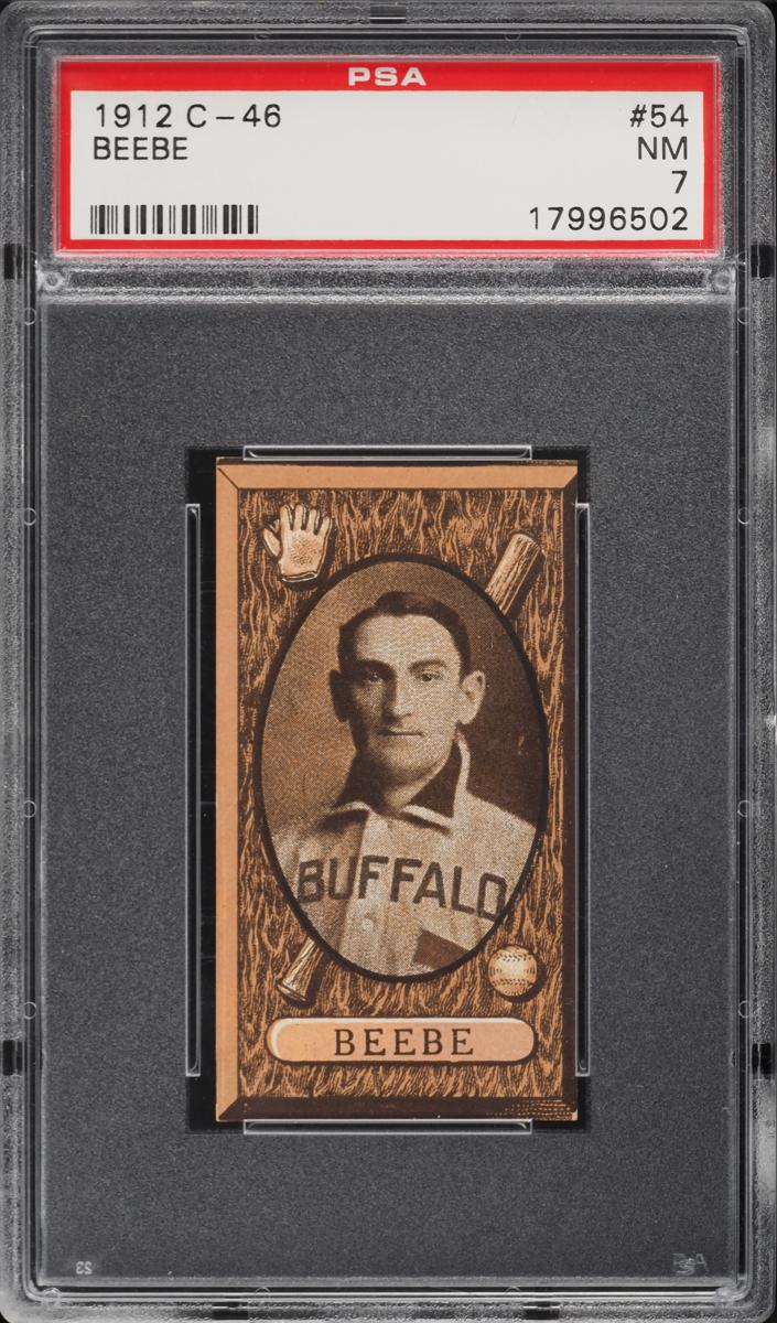 1912 Imperial Tobacco C46 Baseball Fred Beebe #54 SGC 1.5
