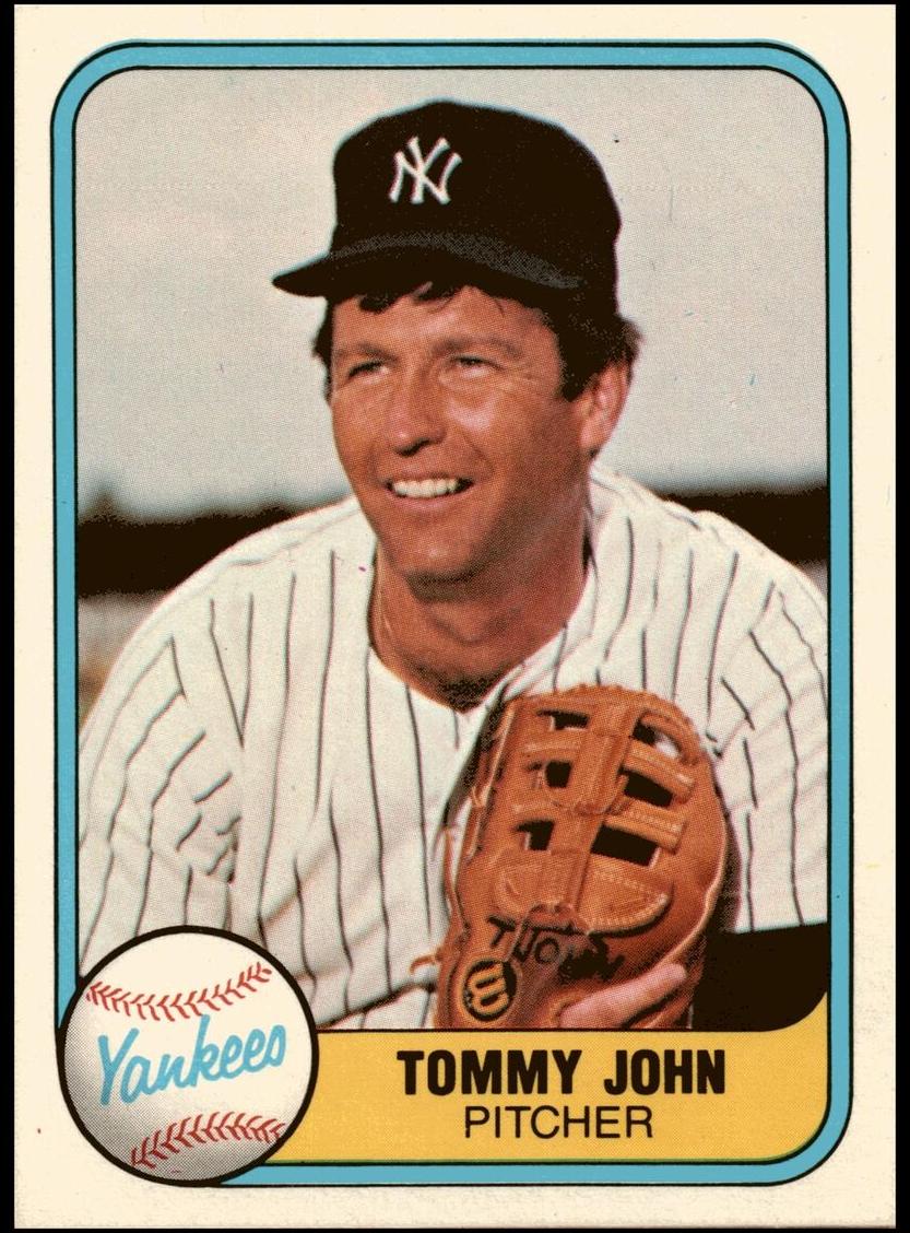 1981 Tommy John #81