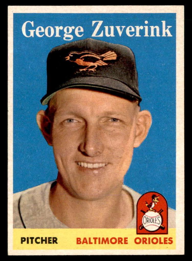 1958 Topps George Zuverink #6 card