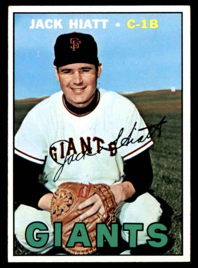 1967 Topps Jack Hiatt #368 card