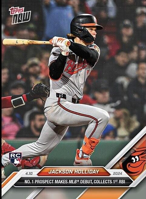2024 Topps Topps Now SILVER TEMPEST #61 Jackson Holliday front