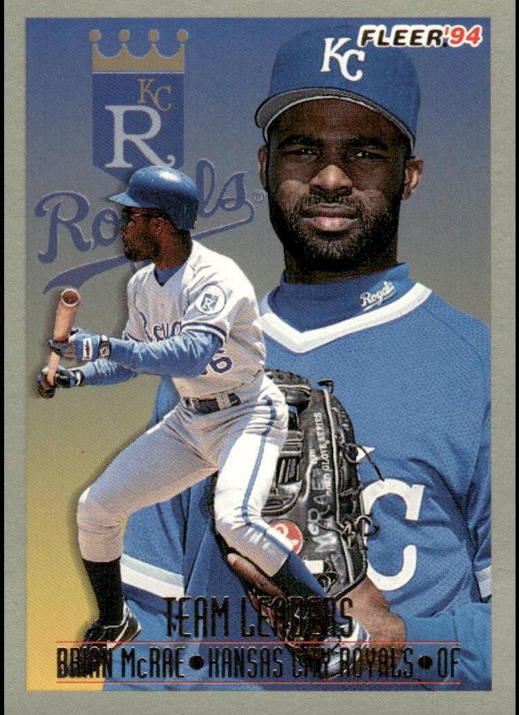 1994 Fleer Brian McRae #7 card