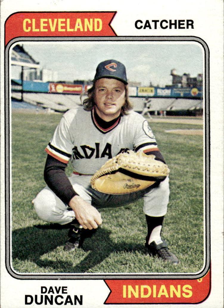 1974 Topps Dave Duncan #284 card