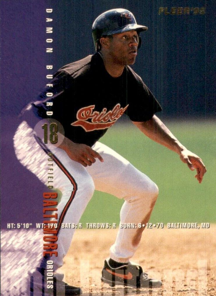 1995 Fleer Damon Buford #3 card