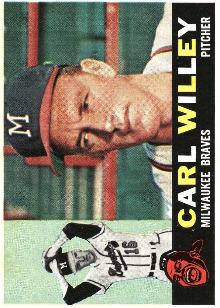 1960 Carl Willey #107