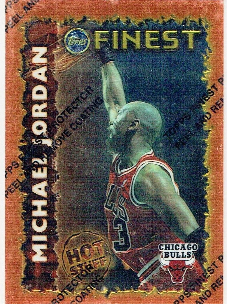 1995 Topps Topps Finest W/COATING #HS1 Michael Jordan front