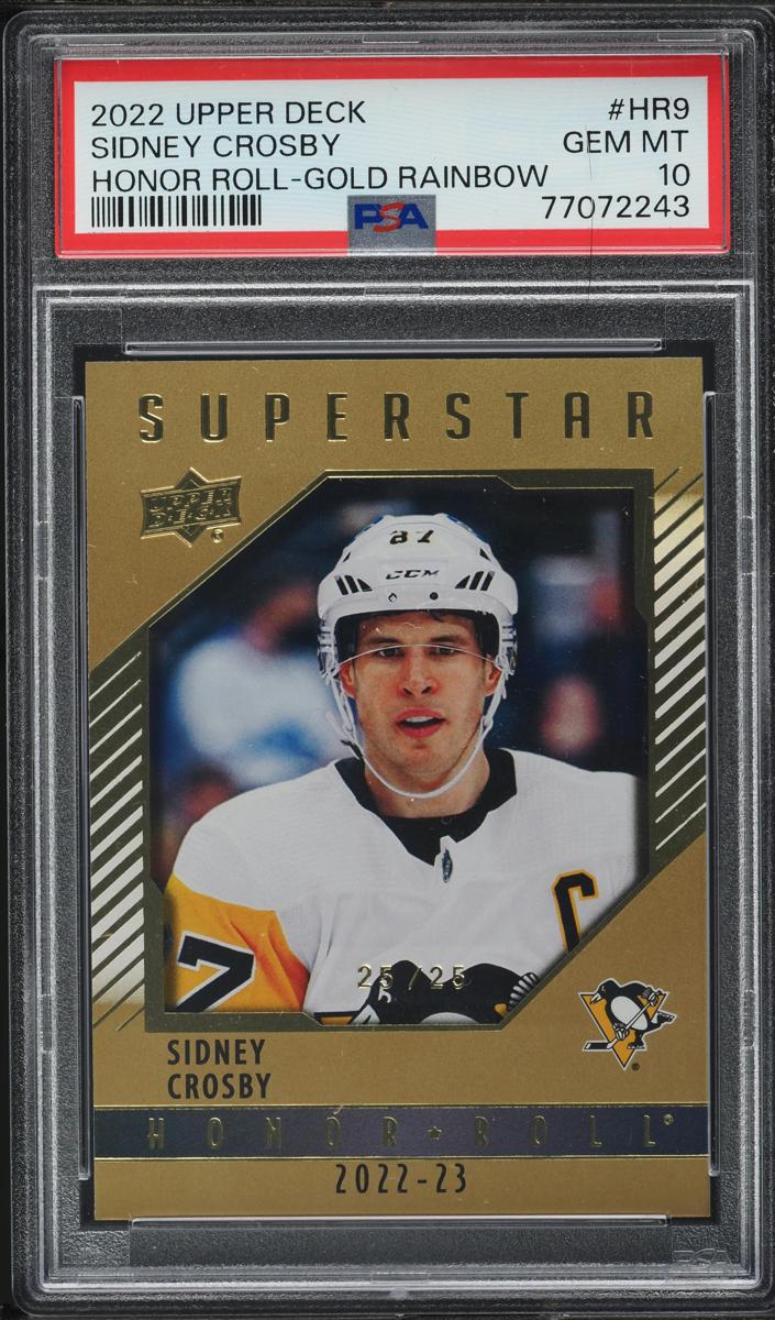 2022 Sidney Crosby [Gold Rainbow] #HR-9