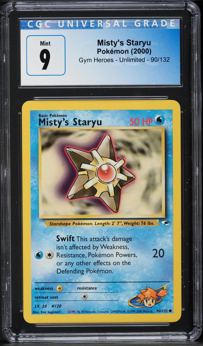Misty's Staryu 2000 Pokemon Gym Heroes