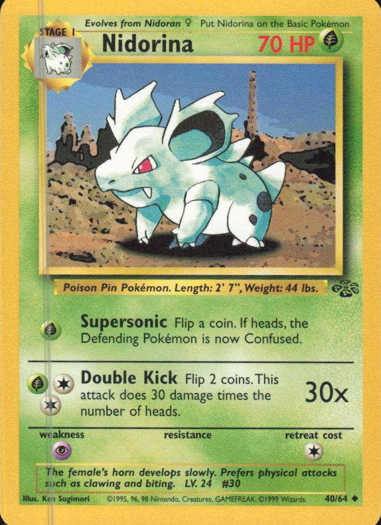 Nidorina 1999 Pokemon Jungle