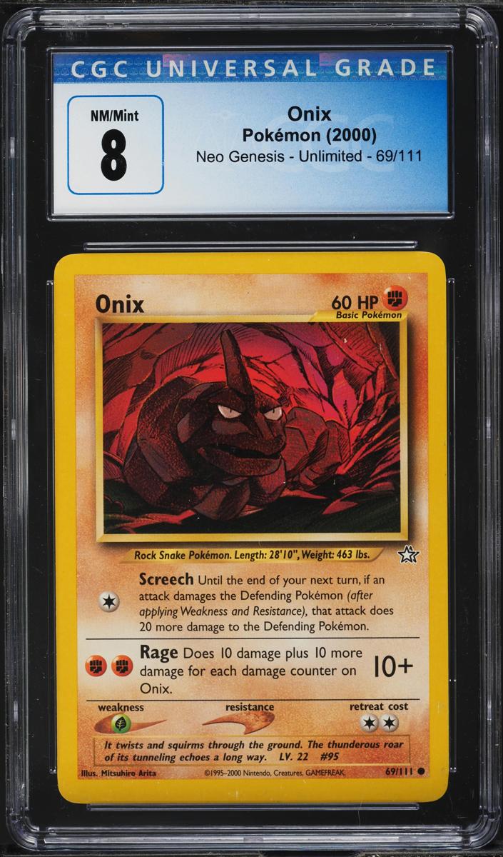 Onix 2000 Pokemon Neo Genesis
