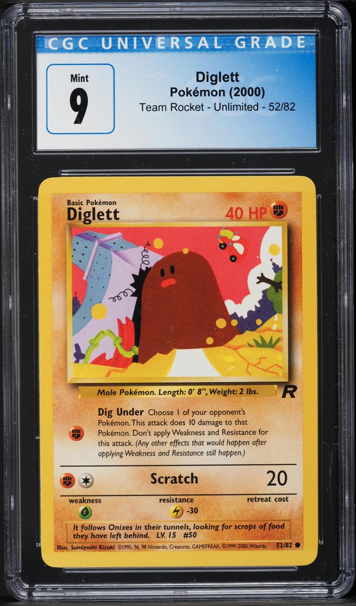 Diglett 2000 Pokemon Team Rocket