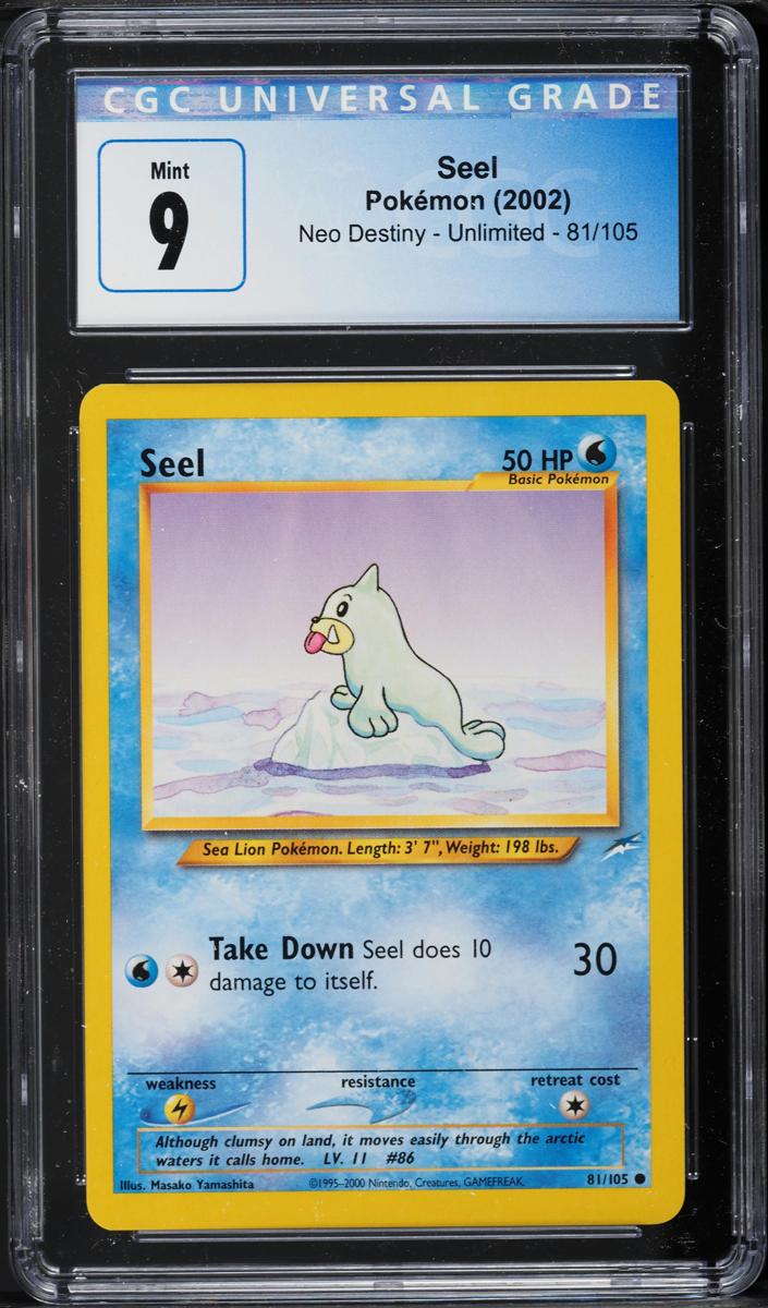 Seel 2002 Pokemon Neo Destiny