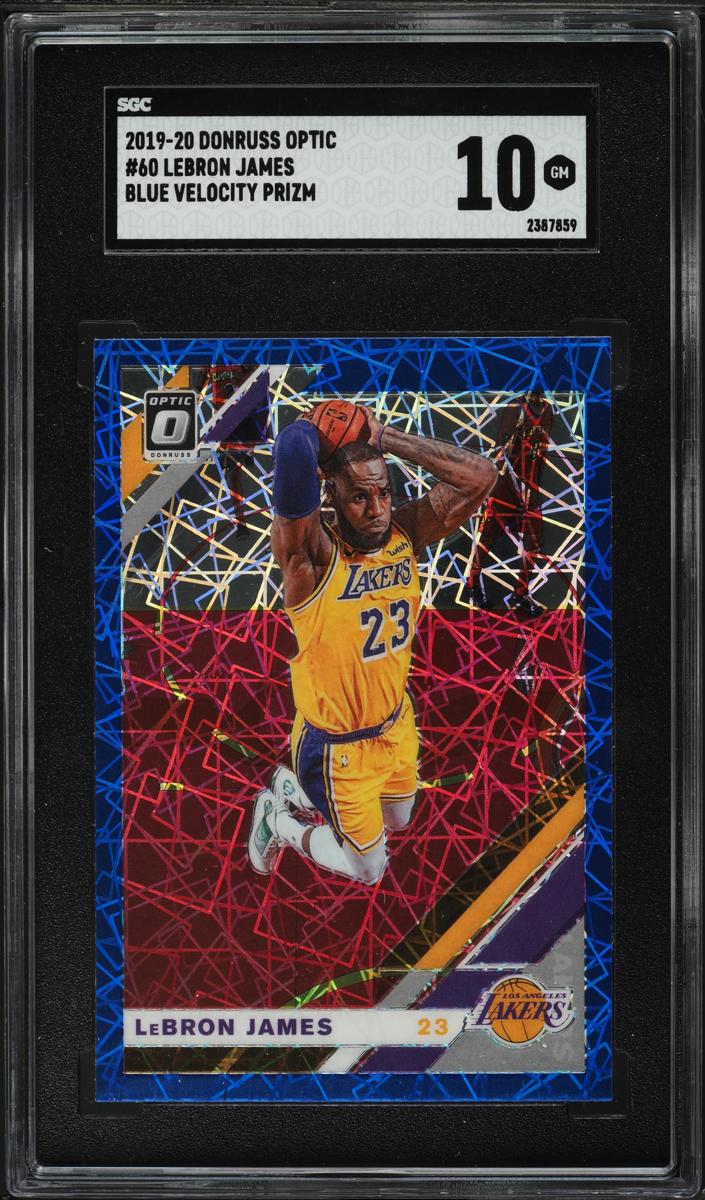 2019 LeBron James [Blue Velocity] #60