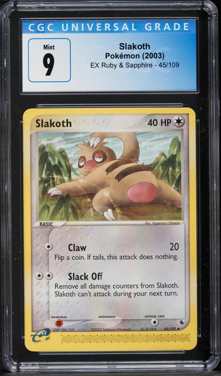 Slakoth 2003 Pokemon EX Ruby & Sapphire