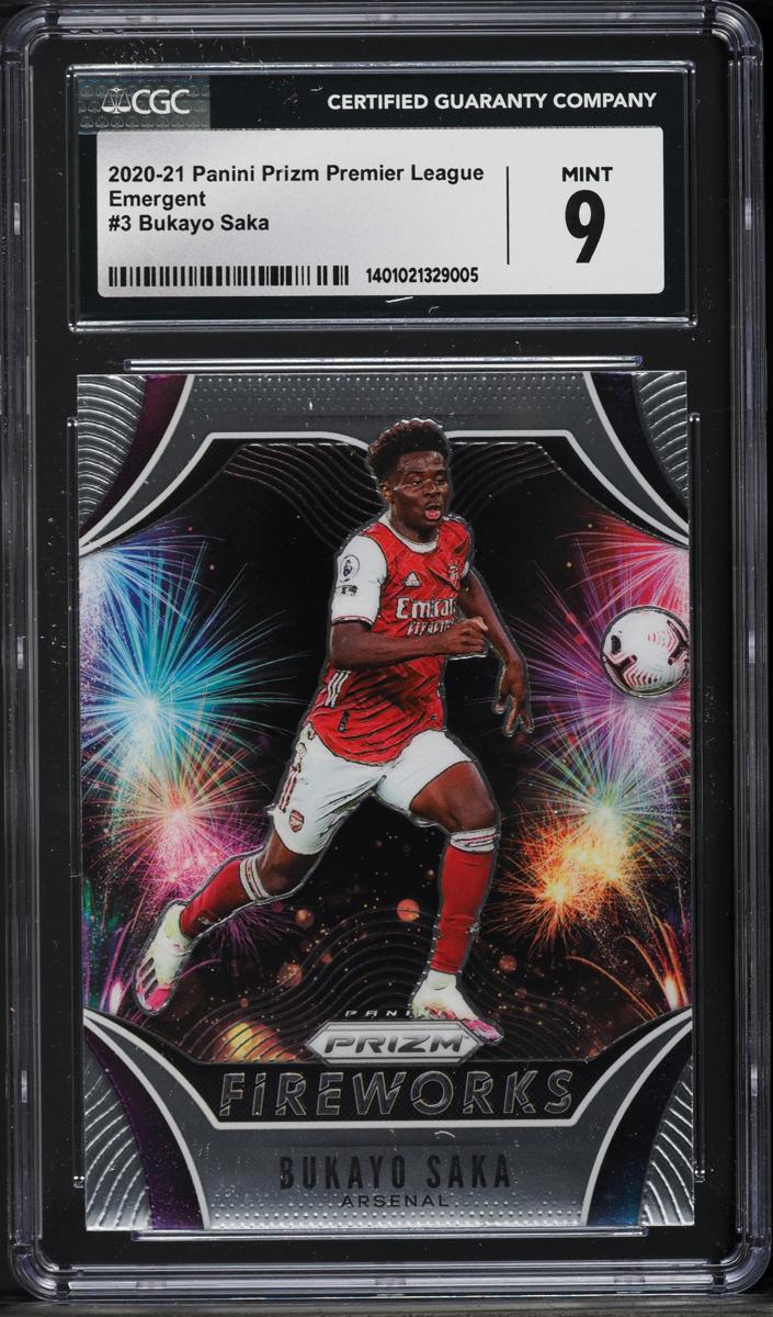 Bukayo Saka - 2020 Panini Prizm Premier League Soccer