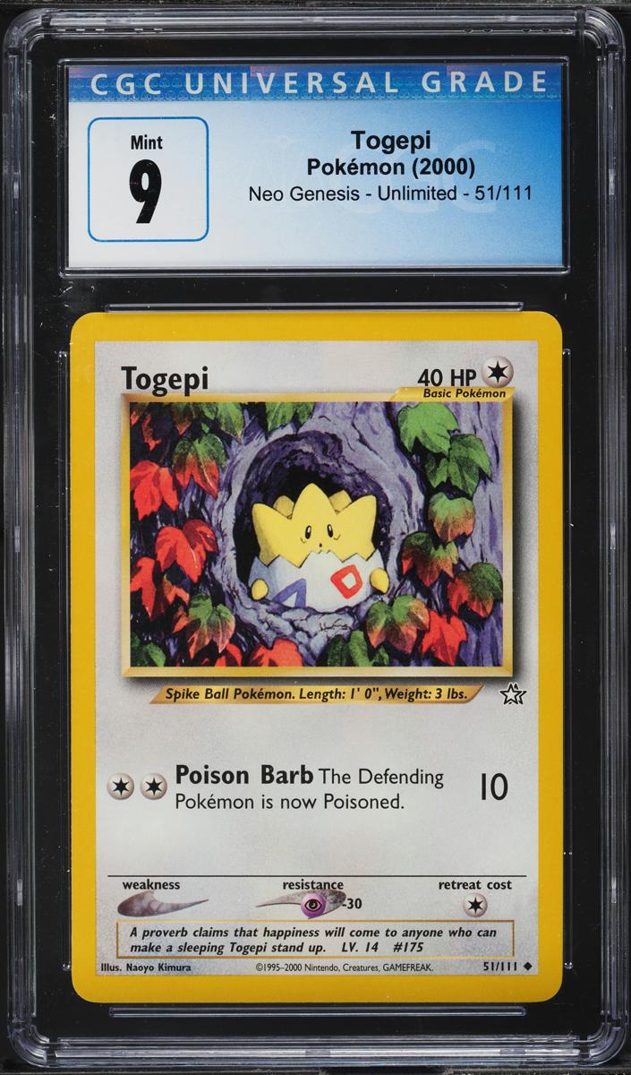 Togepi 2000 Pokemon Neo Genesis