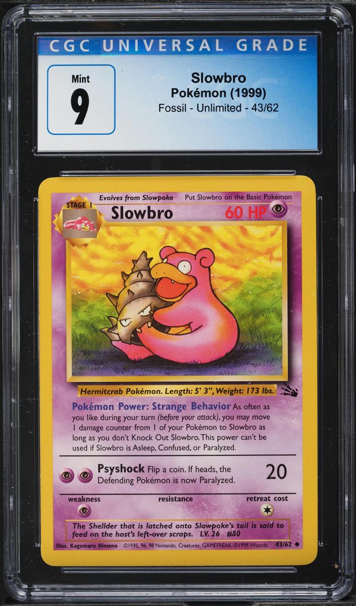 Slowbro 1999 Pokemon Fossil