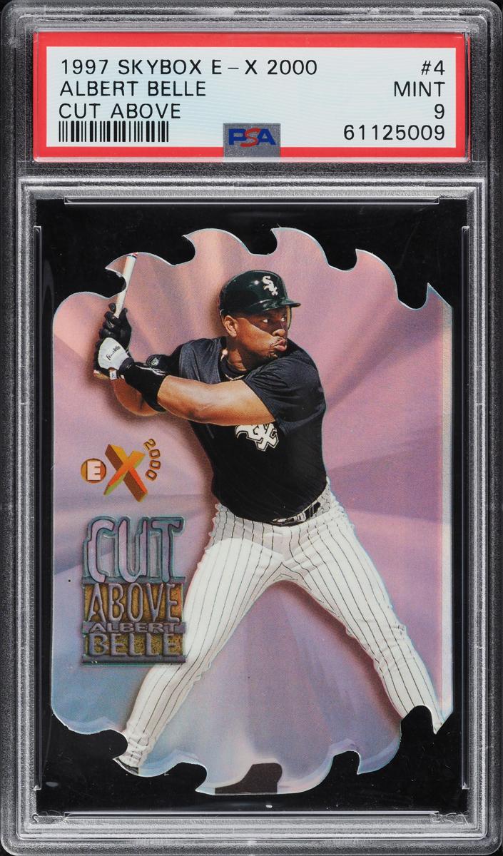 1997 Skybox E-X2000 Baseball Albert Belle #4 PSA 8.5