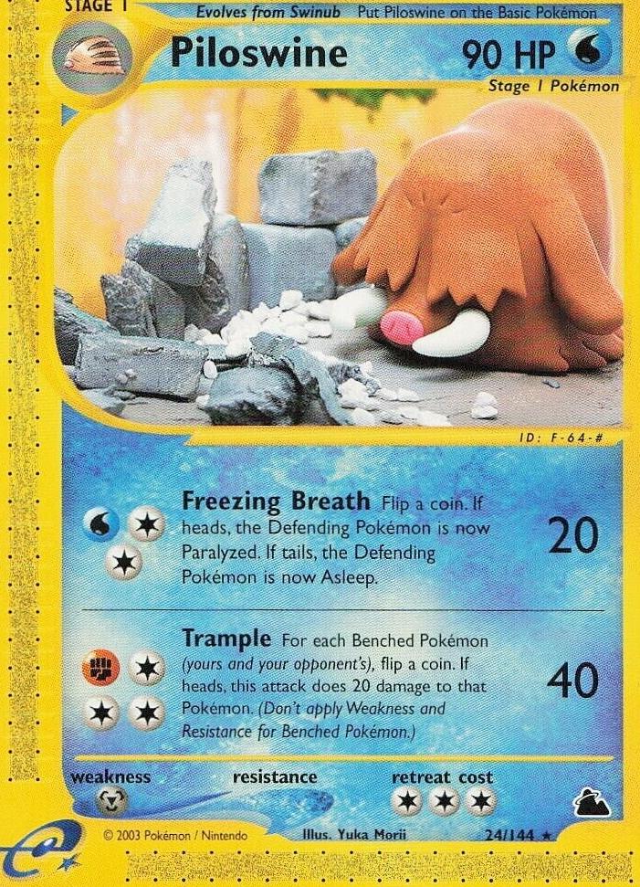 Piloswine 2003 Pokemon Skyridge