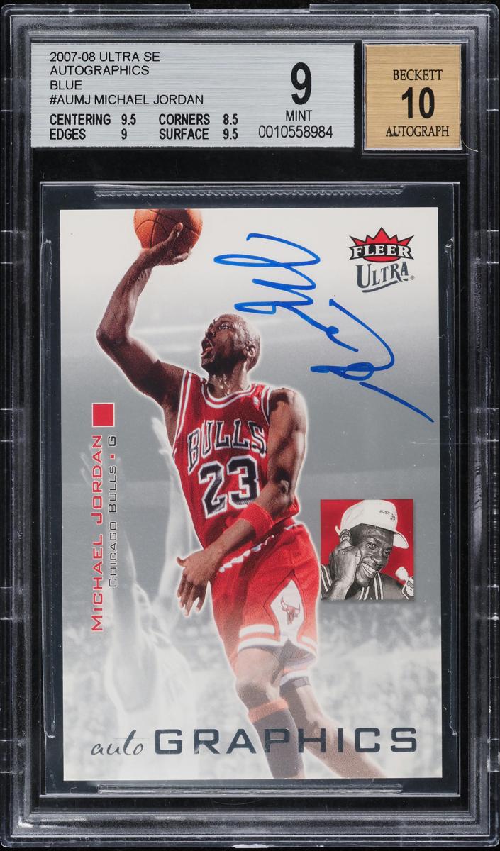 2007 Michael Jordan [Blue Ink ] #AU-MJ