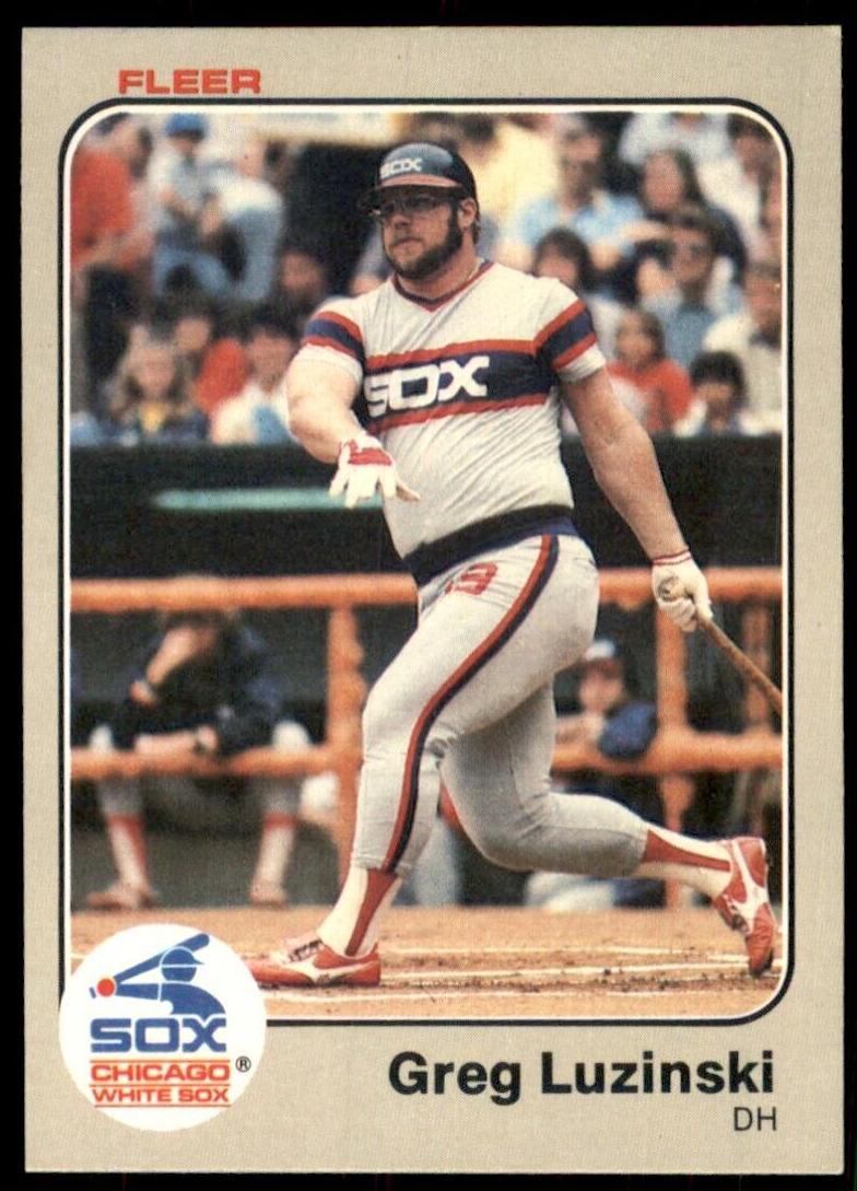 1983 Fleer Greg Luzinski #247 card