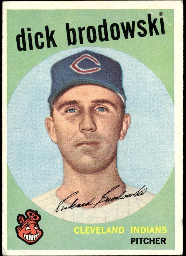 1959 Topps Dick Brodowski #371 card