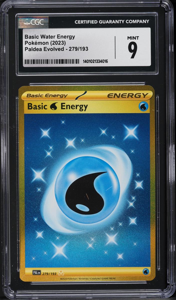 Basic Water Energy 2023 Pokemon Scarlet & Violet Paldea Evolved