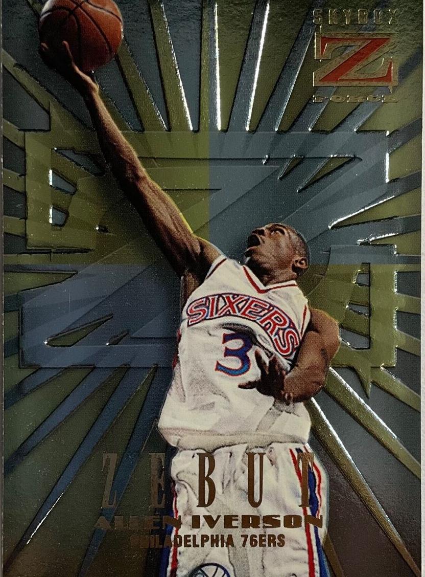 1996 Skybox Z-Force Zebut Allen Iverson #8 card