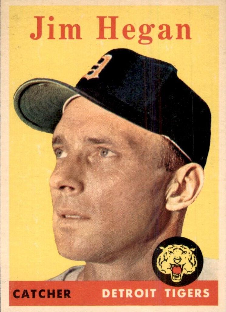 1958 Topps Jim Hegan #345 card