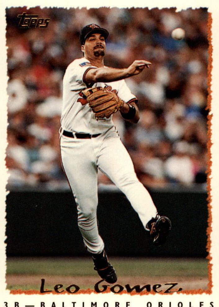 1995 Topps Leo Gomez #408 card