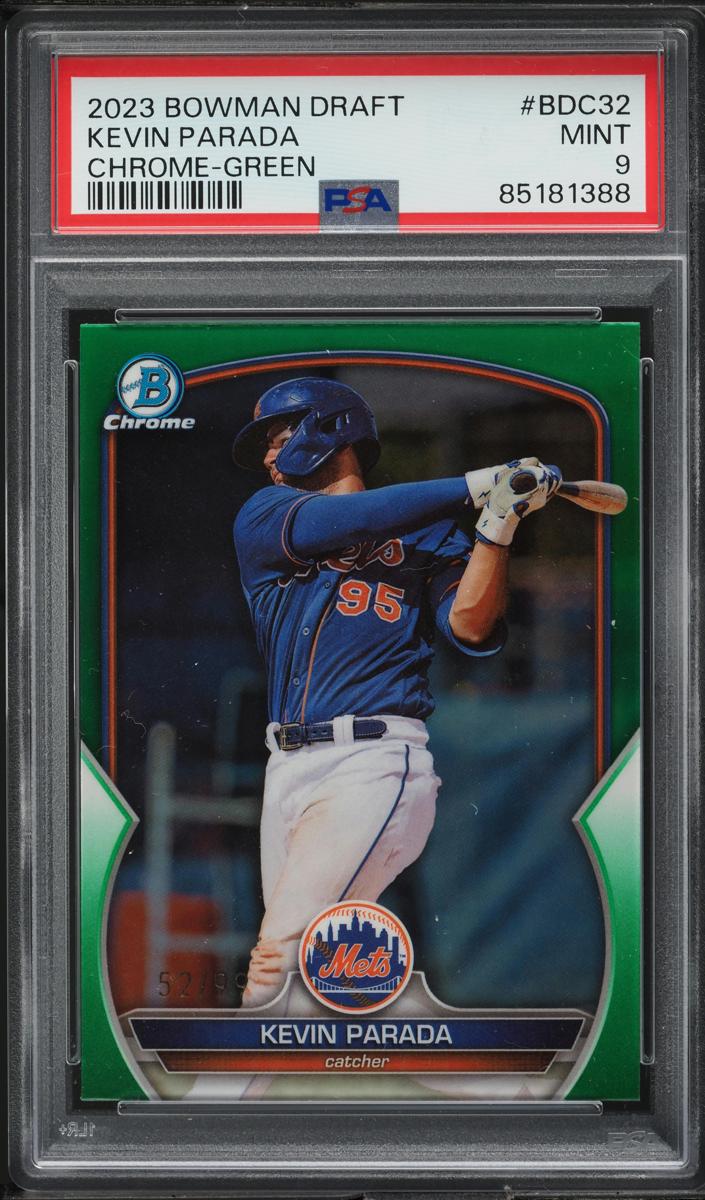 2023 Bowman Draft Chrome Baseball Green Kevin Parada #BDC-32