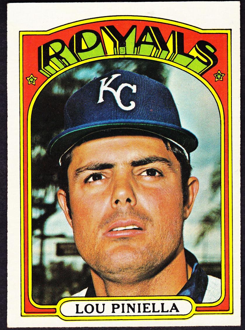 1972 Topps Lou Piniella #580 card