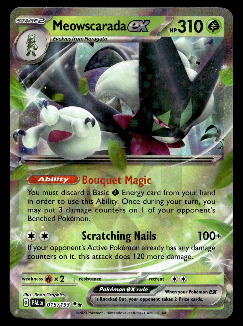 Meowscarada EX 2023 Pokemon Scarlet & Violet Paldea Evolved