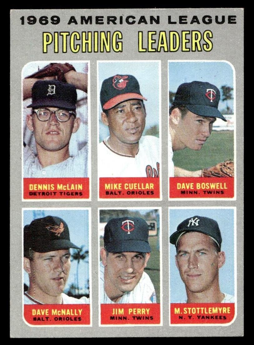 1970 AL Pitching Leaders #70