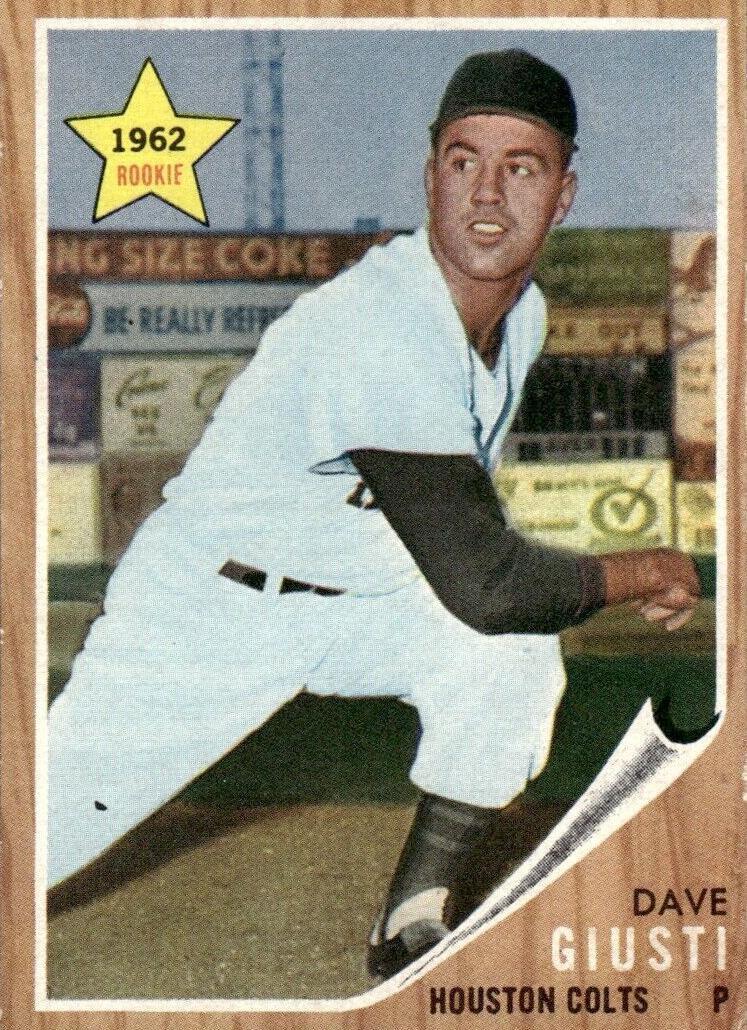 1962 Topps Dave Giusti #509 card