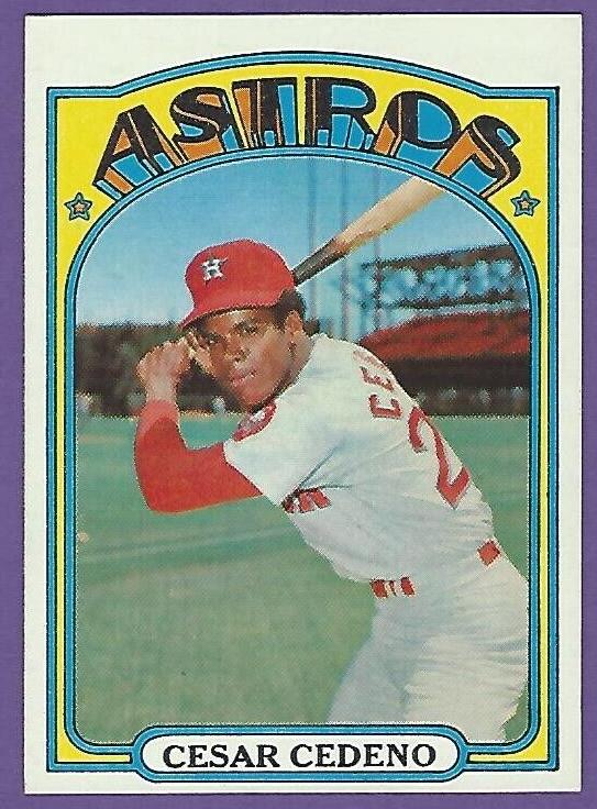 1972 Topps Cesar Cedeno #65 card