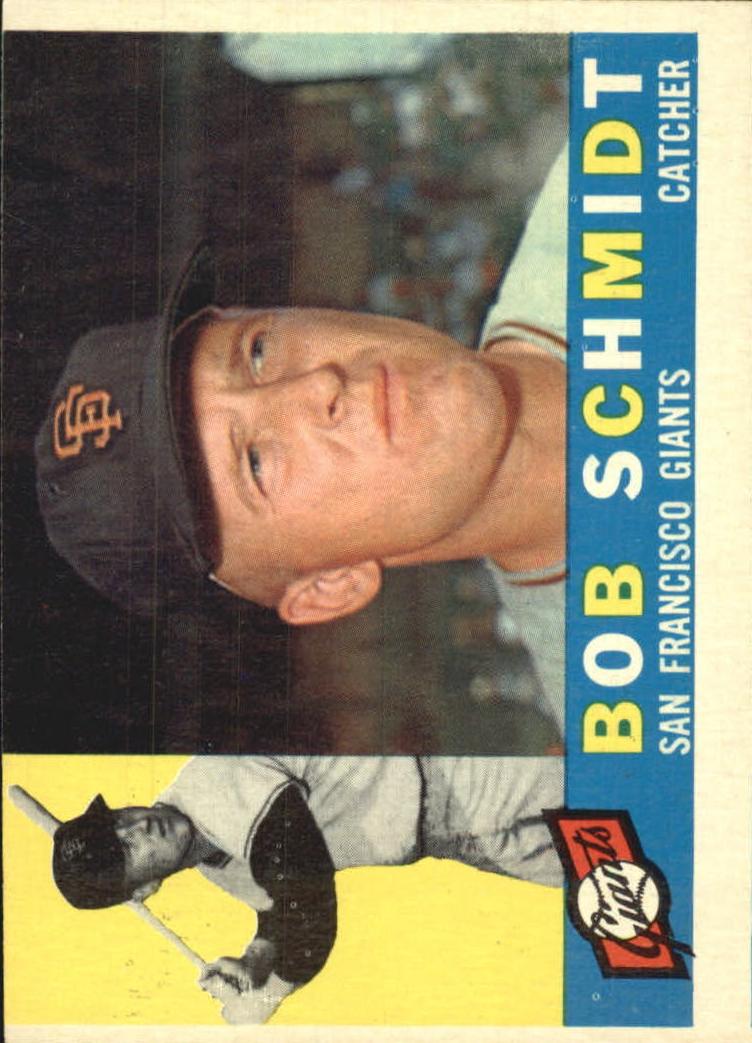 1960 Topps Bob Schmidt #501 card