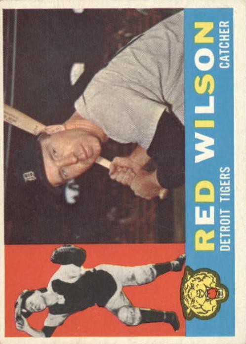 1960 Topps Red Wilson #379 card