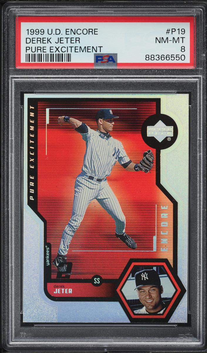 1999 Upper Deck Encore Baseball Derek Jeter #P19 PSA 7.5