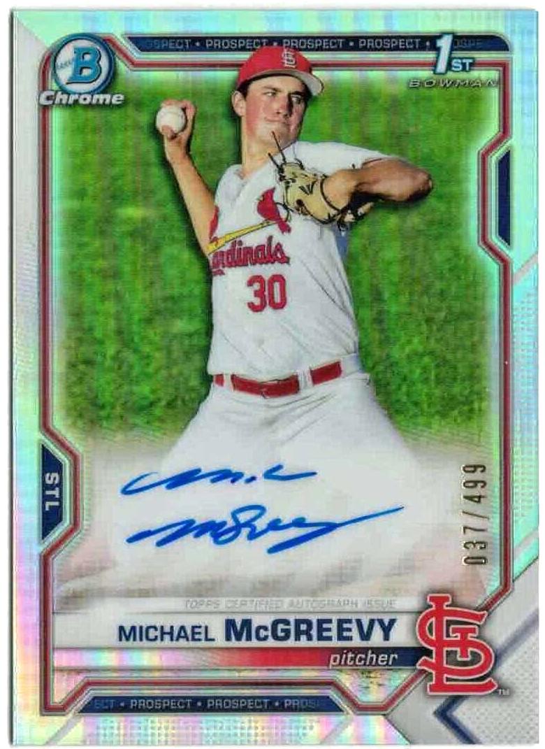 2021 Michael McGreevy [Refractor] #CDA-MMCG